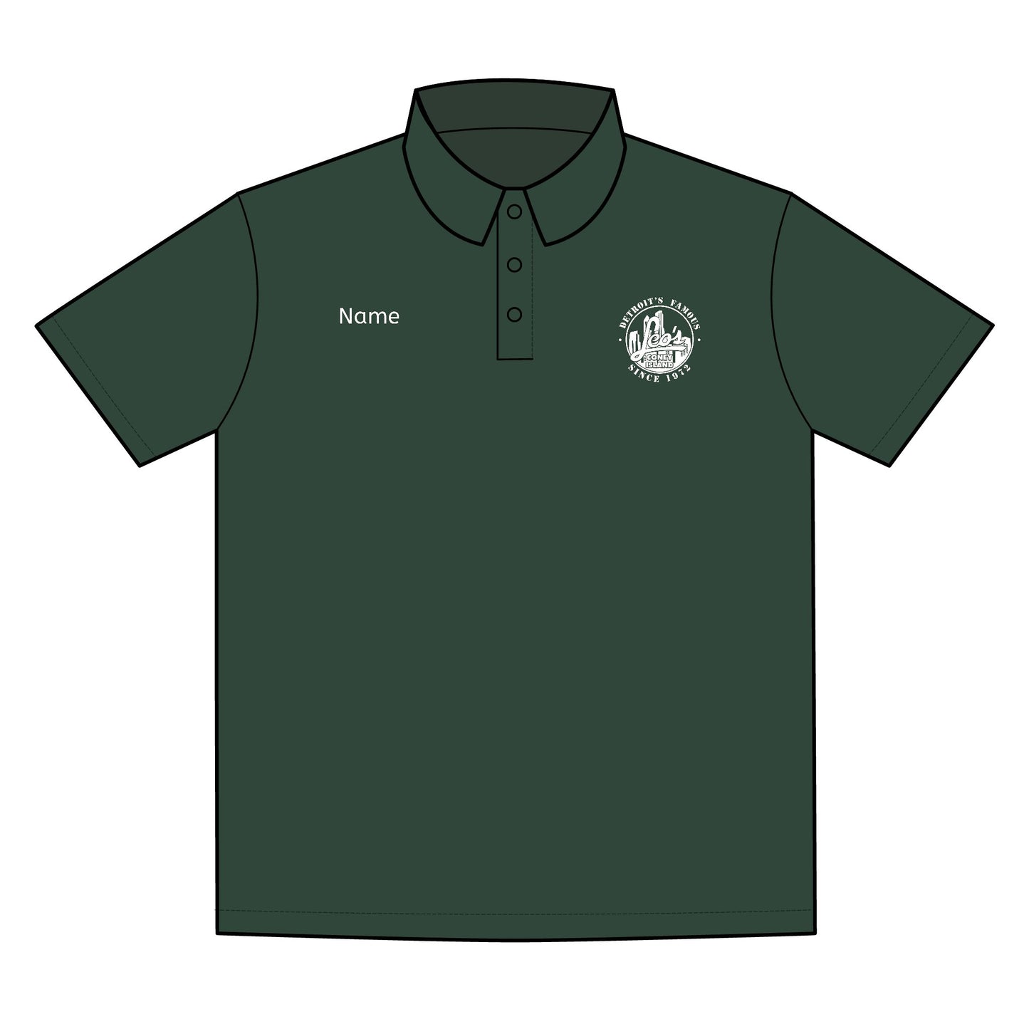 Embroidered Club Logo Polo Shirt — Personalized Work & Team Polo