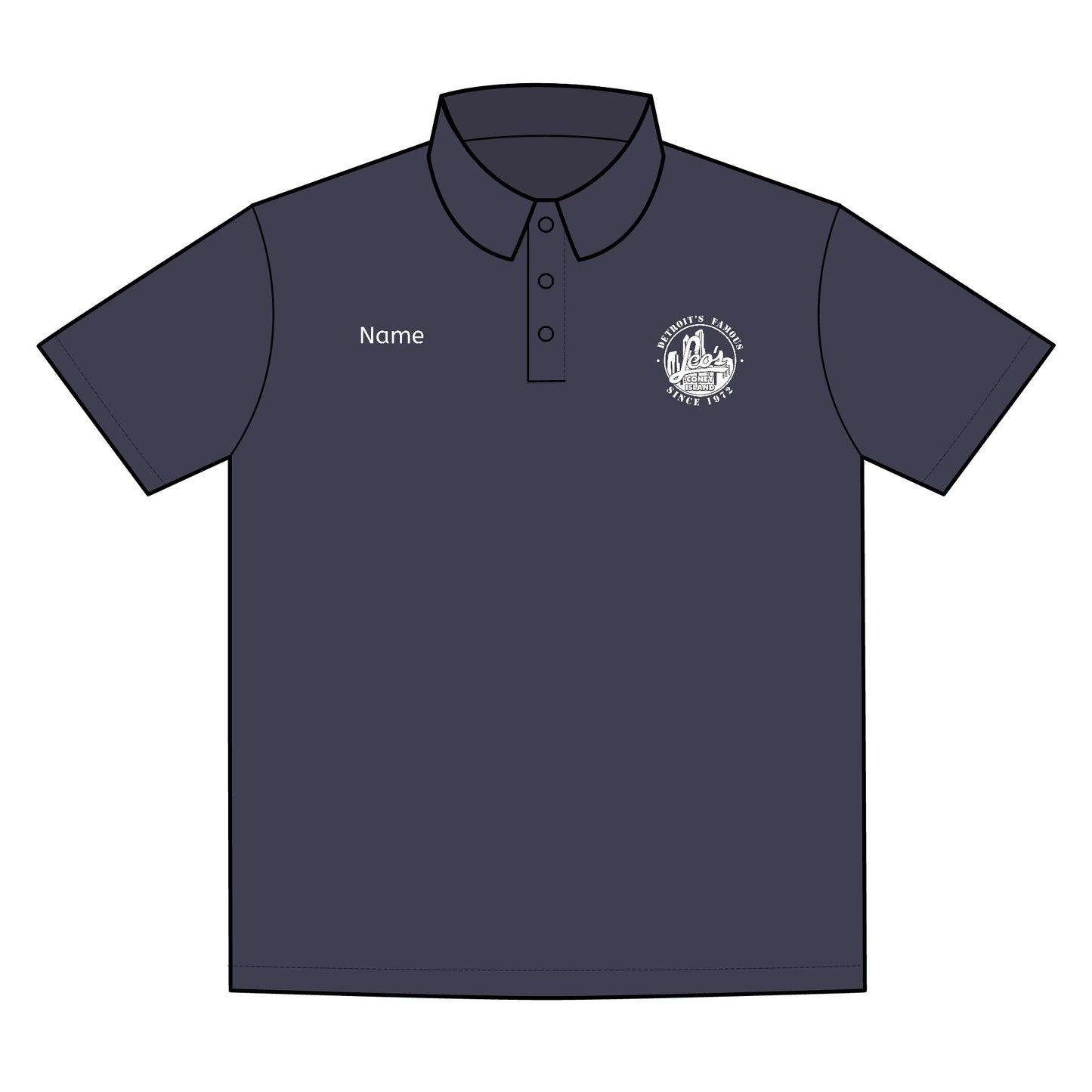 Embroidered Club Logo Polo Shirt — Personalized Work & Team Polo