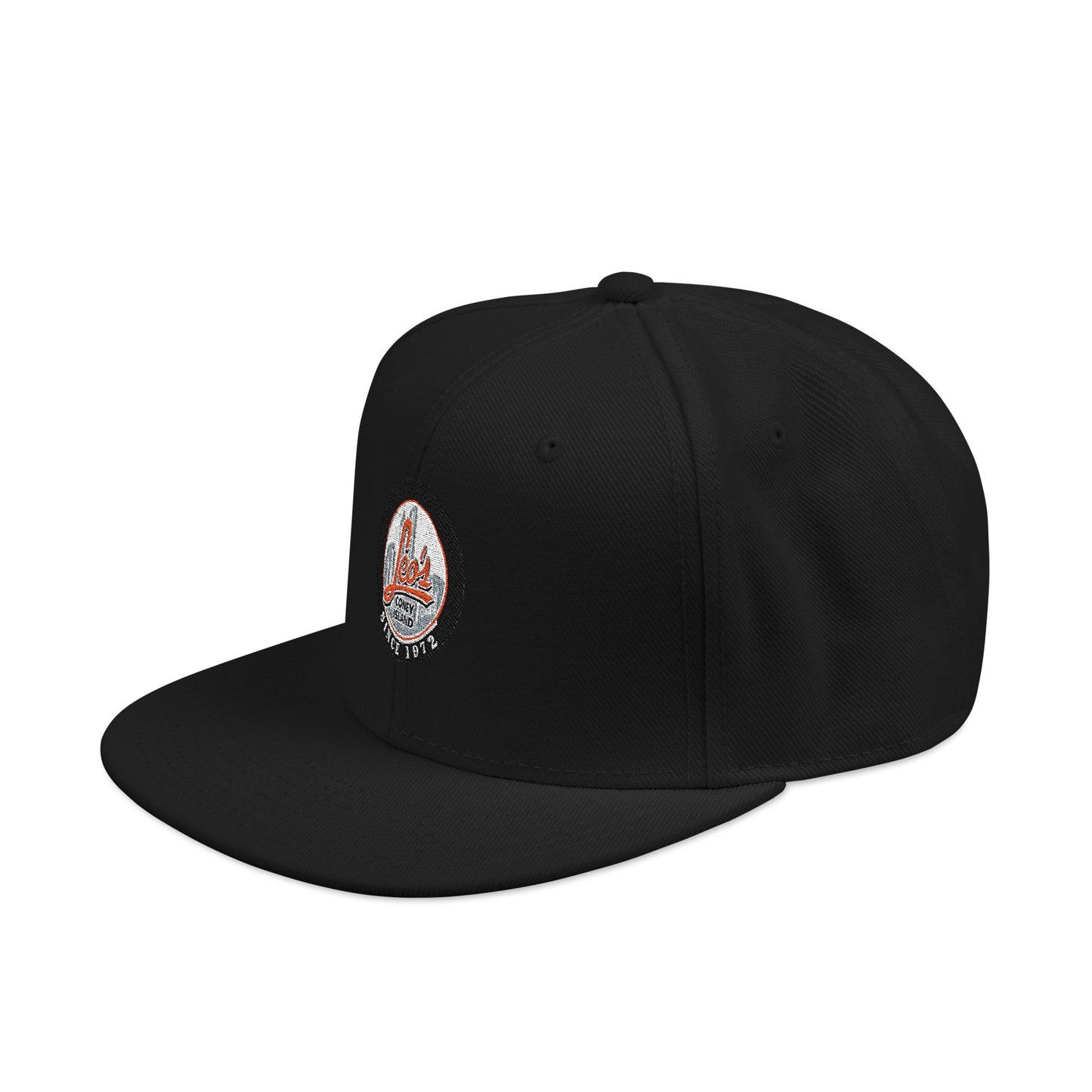 Leo’s Coney Island Snapback Hat | Embroidered Logo Cap