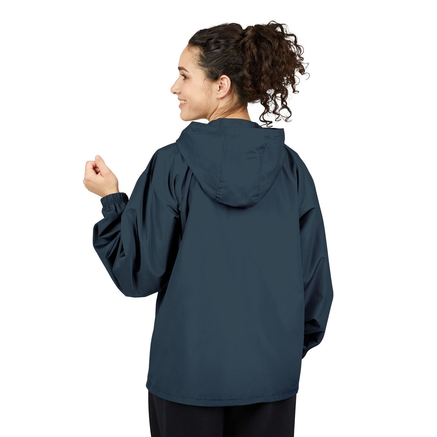 Champion Packable Anorak Jacket — Lightweight Hooded Windbreaker with Chest Crest