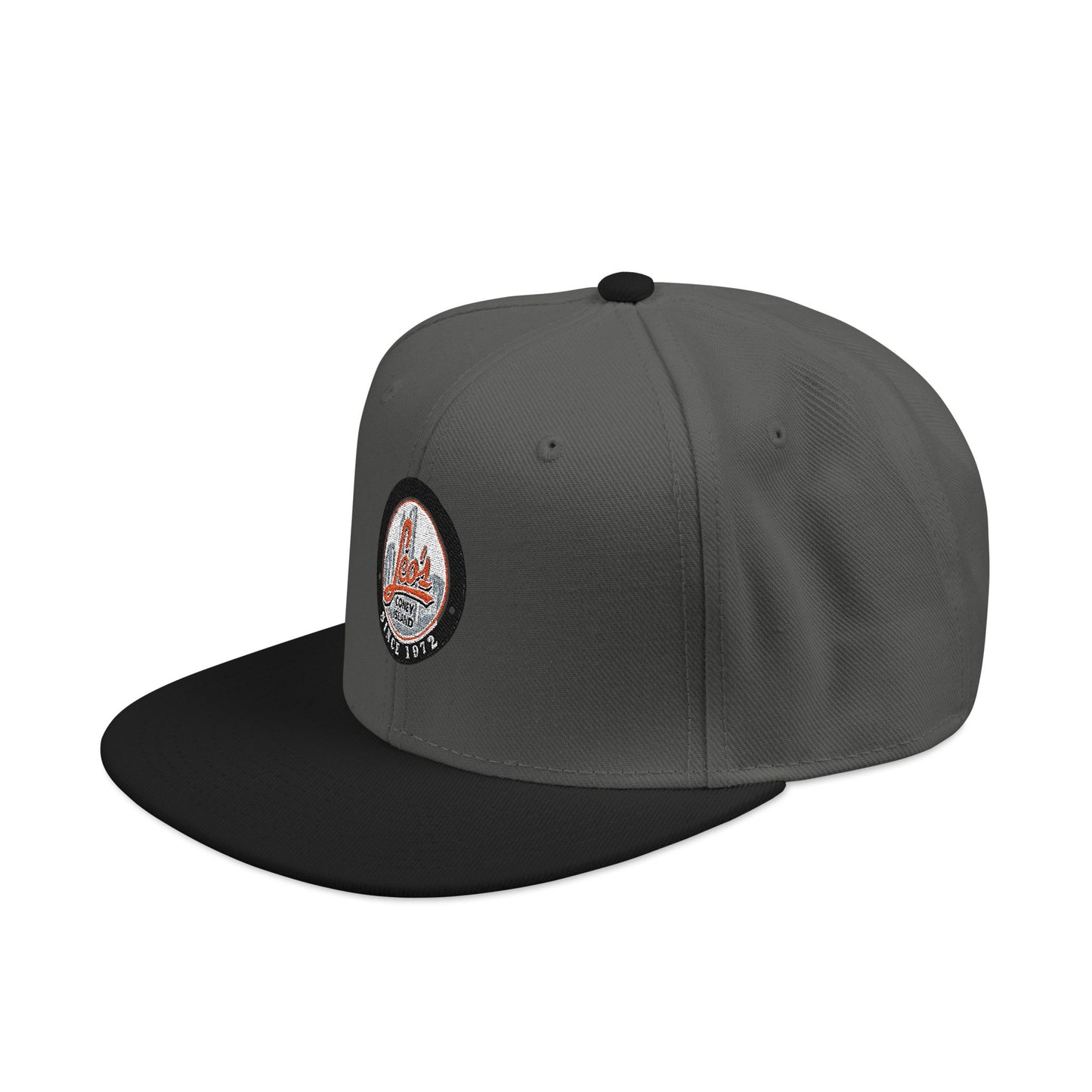 Leo’s Coney Island Snapback Hat | Embroidered Logo Cap